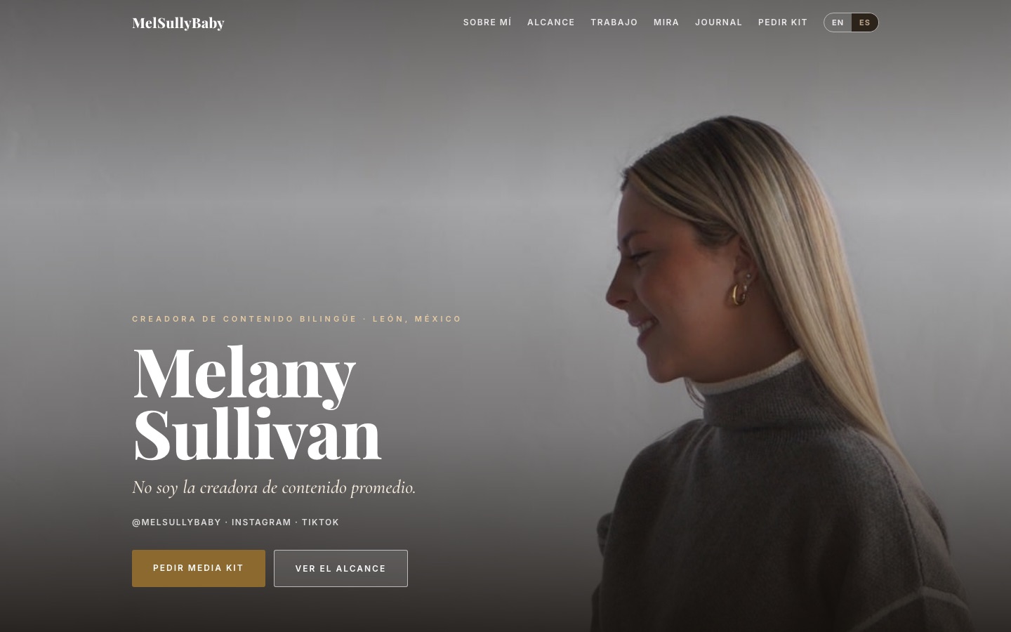 Caso Creador de contenido: MelSullyBaby · Melany Sullivan