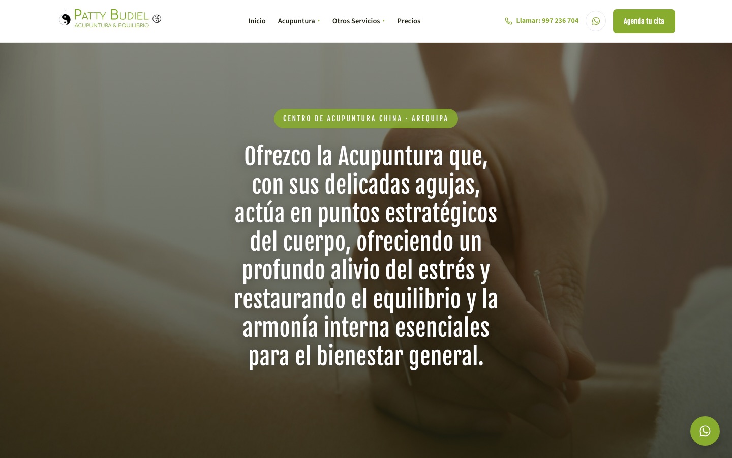 Caso Salud: Centro de Acupuntura Patty Budiel